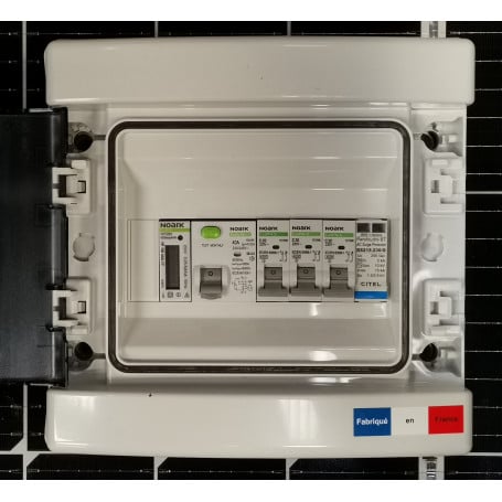 Coffret de protection AC 6kW micro-onduleur 2x20A - avec compteur - MadEnR