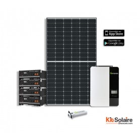 Kit solaire 10KW autonome Growatt 10KW - Batterie Lithium 20kWh