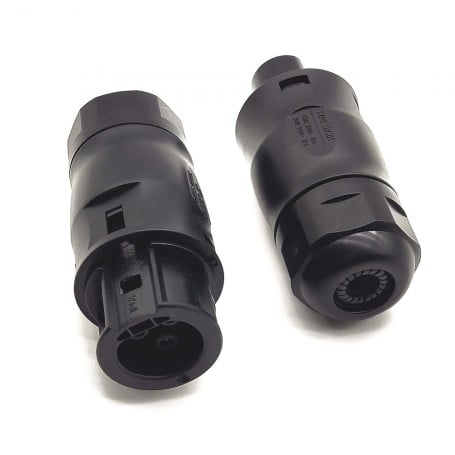 PAIRE DE CONNECTEURS AC MONO - IP67 - Universel