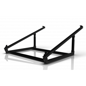 Fixation Universelle Réglable NOIRE - Jardin - Terrasse - Mural - Balcon - KSOLAR