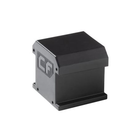 Embout de rail sans support Noir - Esdec