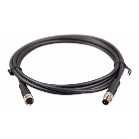Câble avec connecteur circulaire M8 mâle/femelle à 3 pôles