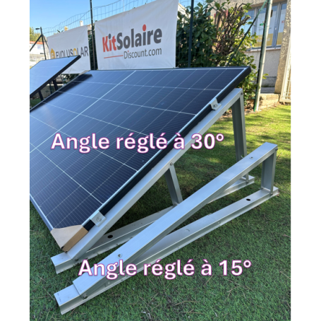 Triangle pliable pour l'installation de paysage de panneau solaire