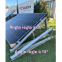 Triangle pliable pour l'installation de paysage de panneau solaire