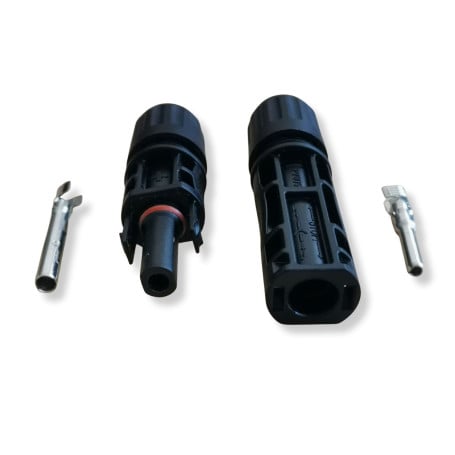 Connecteurs solaires mâle et femelle