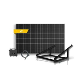 Kit solaire 1000W Bifacial - Plug & Play avec fixation - HYXIPOWER
