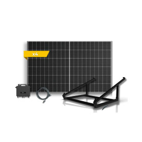 KIT SOLAR 2000W BIFACIAL - PLUG & PLAY con fijación - HYXIPOWER