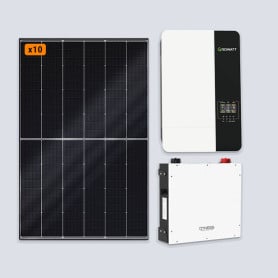 Kit solaire 5000w autonome Growatt 5KW SPF 5000 - Batterie Lithium 5kWh