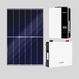 Kit solaire 4000W autonome Growatt 3.5KW - Batterie Lithium 5kWh