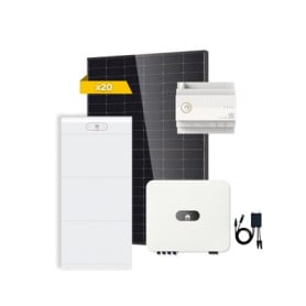 Kit Solaire 10KW 230V Autoconsommation - Stockage Batterie Lithium 21kwh - HUAWEI