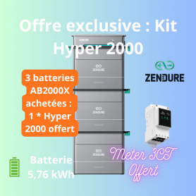 Kit Zendure Hyper 2000 - plug & play avec batterie 5,76kWh