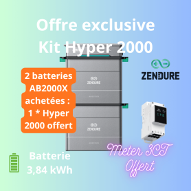 Kit Zendure Hyper 2000 – plug & play avec batterie 3,84kWh