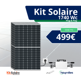 Kit Solaire 1740W Bifacial - Plug & Play - HOYMILES