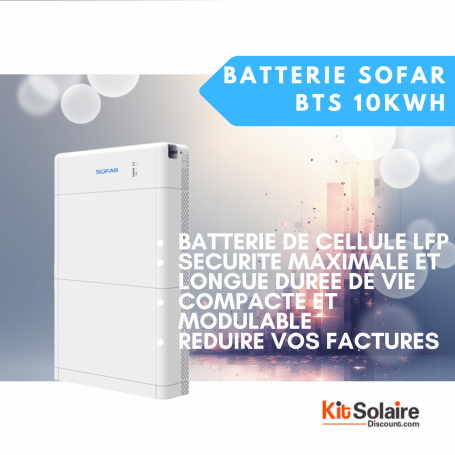 Kit Batteries BTS 10kWh - Sofar