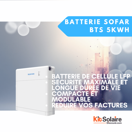 Kit Batteries BTS 5kWh - Sofar