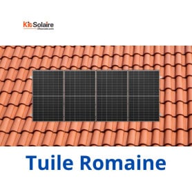 Kit Fixation 4 PV en Portrait - Tuile Romane - MIBET