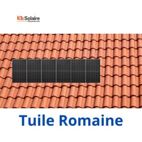 Kit Fixation 6 PV en Portrait - Tuile Romane - MIBET