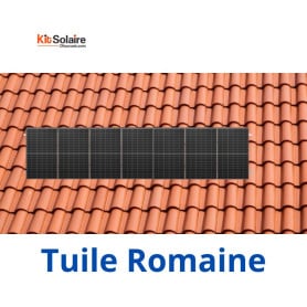 Kit Fixation 7 PV en Portrait - Tuile Romane - MIBET