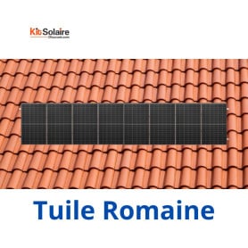 Kit Fixation 8 PV en Portrait - Tuile Romane - MIBET