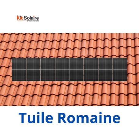 Kit Fixation 8 PV en Portrait - Tuile Romane - MIBET