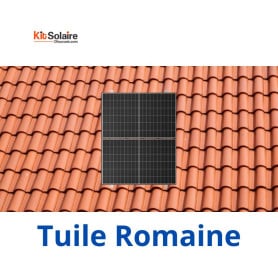 Kit Fixation 2 PV en Paysage - Tuile Romane - MIBET