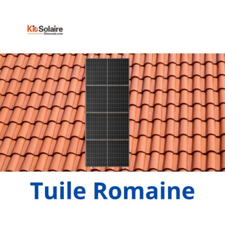 Kit Fixation 4 PV en Paysage- Tuile Romane - MIBET