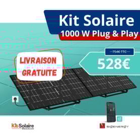 Kit Solaire 1000W Plug & Play avec fixation - Sigenergy