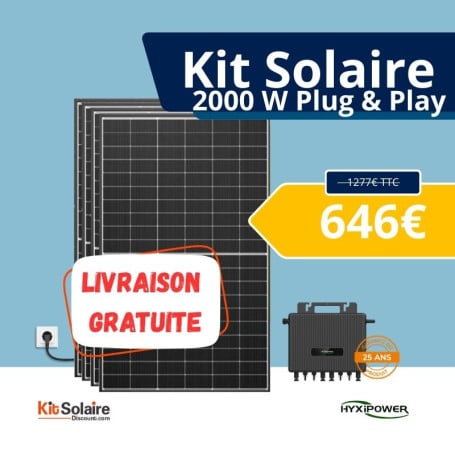 Kit Solaire 2000w - Plug & Play - HyxiPower