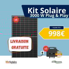 Kit Solaire 3000w - Plug & Play - HyxiPower