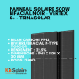 Panneau Solaire 500Wc BiFacial Noir - Bas Carbone PPE2 - TrinaSolar