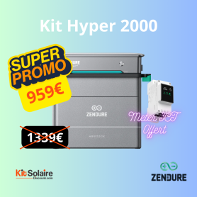 Zendure SolarFlow Hyper 2000 + AB2000X + 3CT
