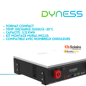 Batterie lithium 5.12kWh 48V - DL5.0C - DYNESS