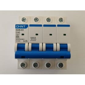 Disjoncteur AC 4P 40A pour abonnement 12-18kW Triphasé - CHINT