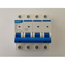 Disjoncteur AC 4P 63A pour abonnement 24-36kW Triphasé - CHINT