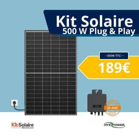 Kit Solaire 500W - Plug & Play - Hyxipower