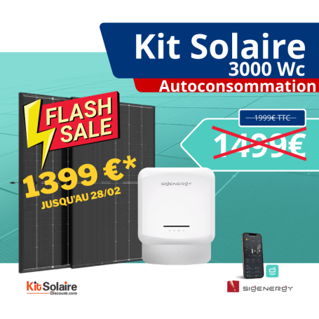 Kit solaire 3000W Autoconsommation - Sigenergy