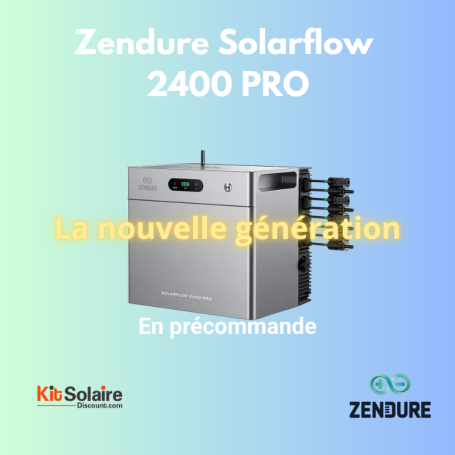 SolarFlow 2400 Pro Zendure - Batterie Plug And Play 2,4kWh