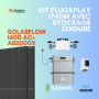 Kit Solaire 1760W Bifacial Plug & Play - Zendure SolarFlow 1600AC+ avec Batterie AB2000X