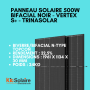 Panneau Solaire 500Wc BiFacial Noir - Bas Carbone PPE2 - TrinaSolar