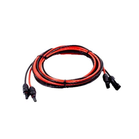 Câble solaire 2x10m-4mm² avec 2 paires Mc4 - pré câblé