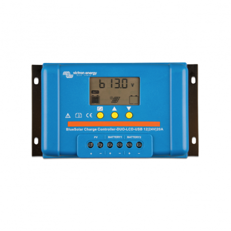 Régulateur de charge BlueSolar LCD&USB DUO PWM 20A 12/24V - Victron Energy