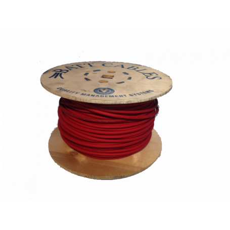 Câble solaire 6mm² rouge - un Rouleau de 100 mètres