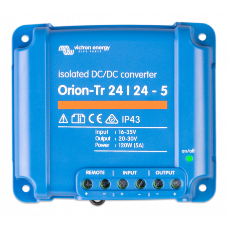 Orion aislado DC-DC 24V-24V 5A convertidor (120W) Tr-Victron Energy